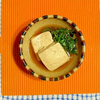 豆腐と春菊のすき煮♪